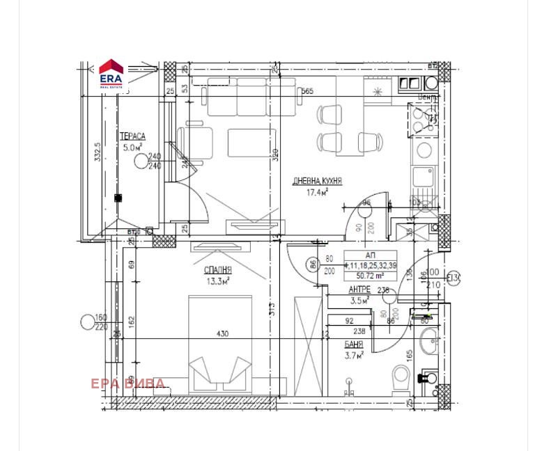 Продава 2-СТАЕН, гр. София, Левски Г, снимка 6 - Апартаменти - 54112092