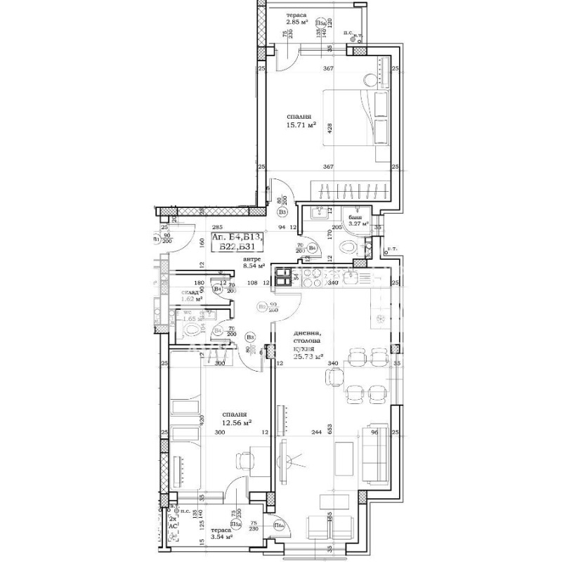 For Sale  2 bedroom Plovdiv , Ostromila , 104 sq.m | 81294688 - image [2]