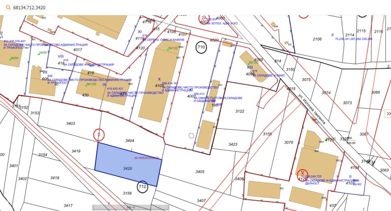 Til salg  Grund Sofia , Slatina , 3199 kvm | 43545268