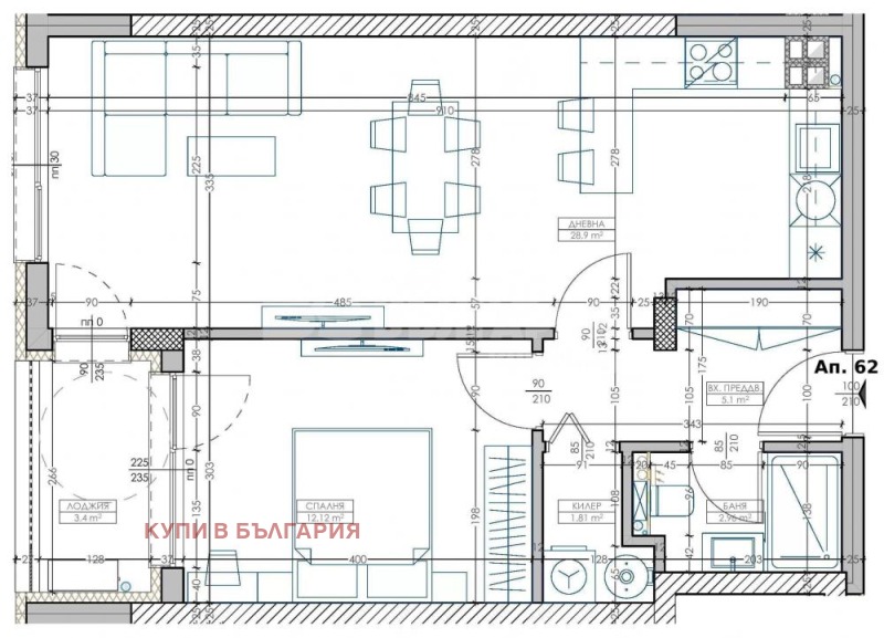 À vendre  1 chambre Varna , Mladost 2 , 76 m² | 66448472 - image [11]