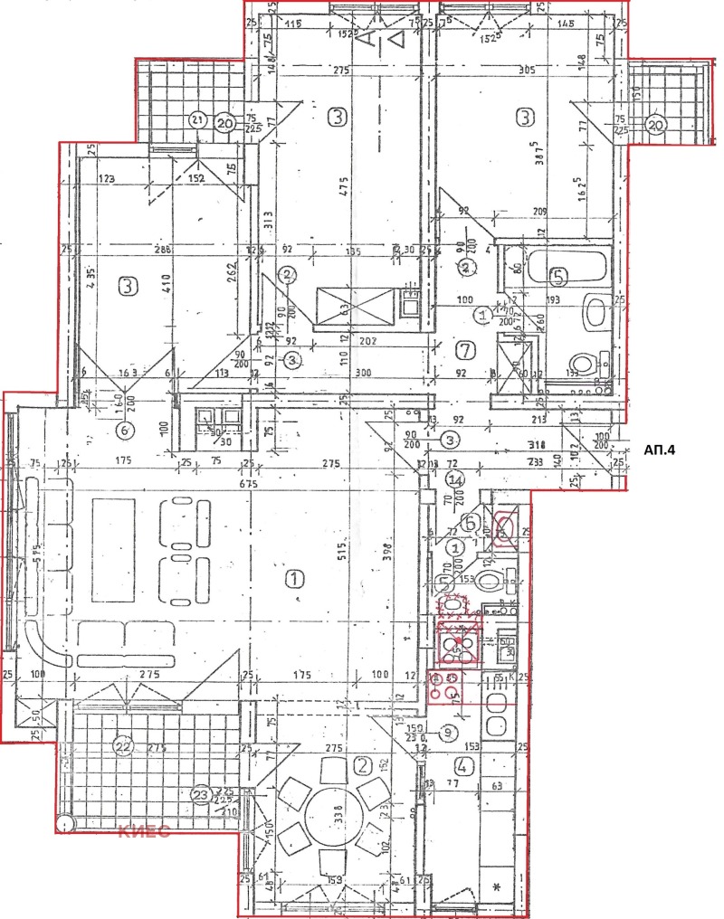 Продава  4-стаен, град София, Манастирски ливади •  374 220 EUR • ID 98160695 — holmes.bg - [1] 