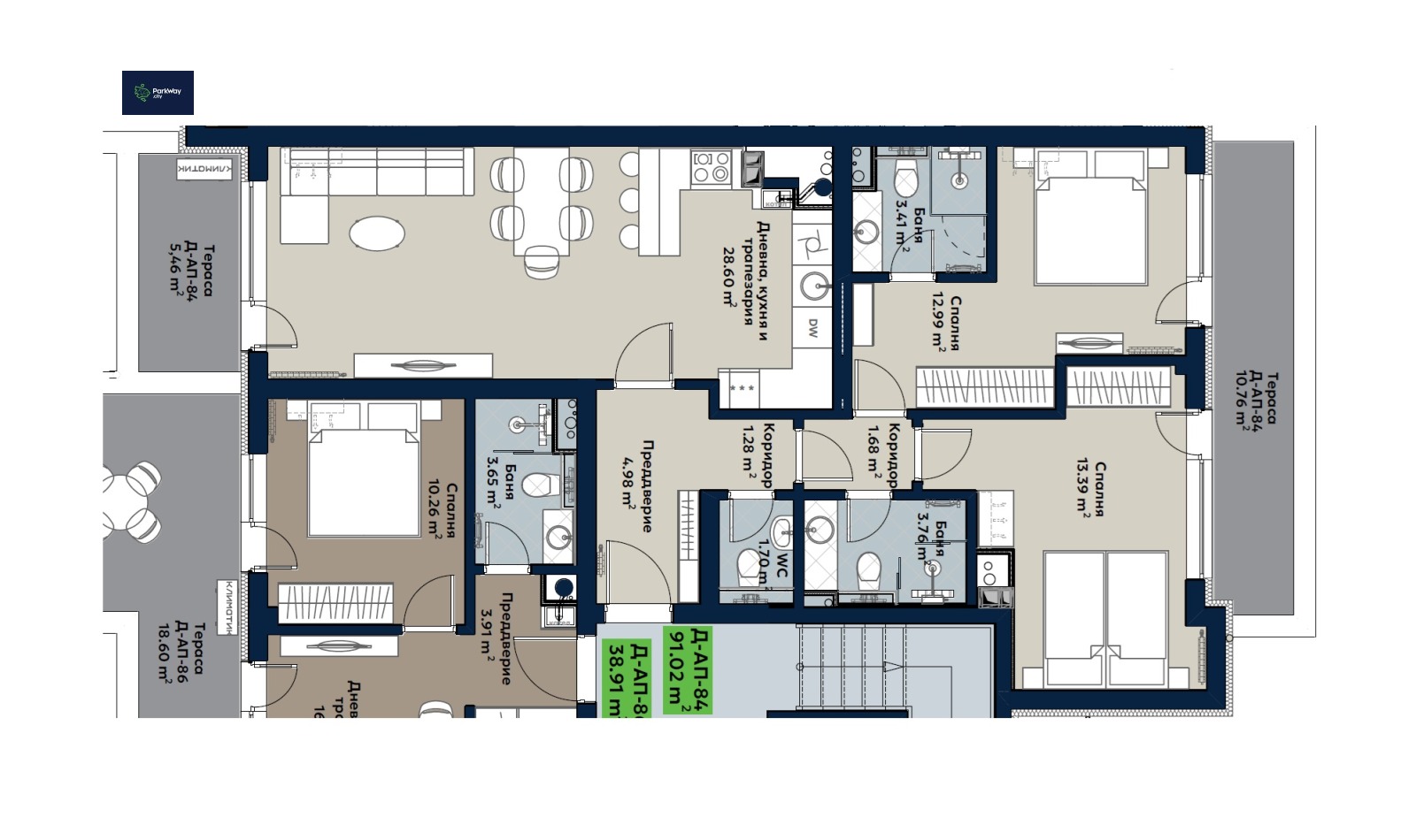 Продава 3-СТАЕН, гр. София, Витоша, снимка 13 - Апартаменти - 54133258