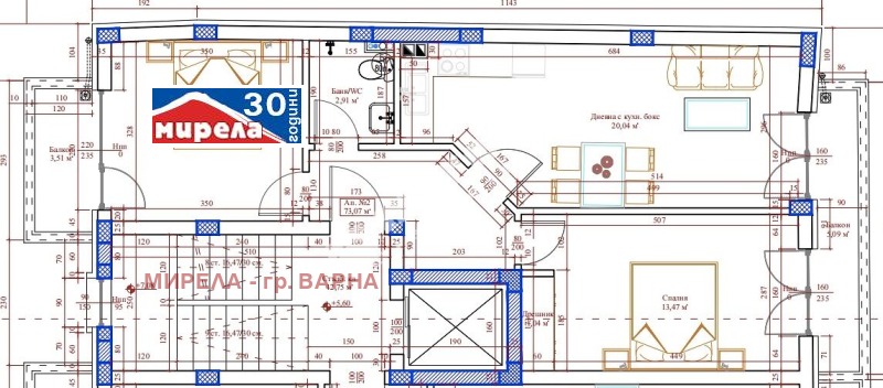 Продава  3-стаен, град Варна, Погреби •  155 400 € • ID 66952157 — holmes.bg - [1] 