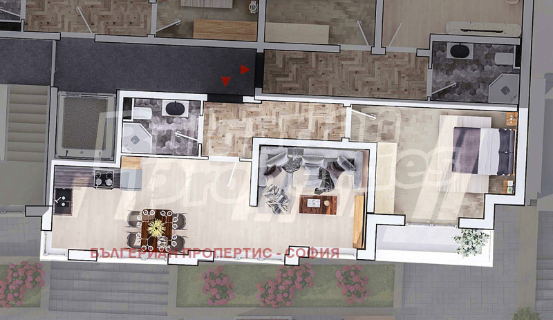 Myytävänä  2 makuuhuonetta Sofia , Strelbište , 129 neliömetriä | 20561922 - kuva [12]