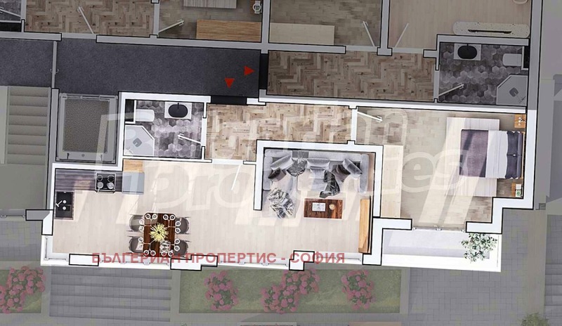 Myytävänä  2 makuuhuonetta Sofia , Strelbište , 129 neliömetriä | 20561922 - kuva [8]