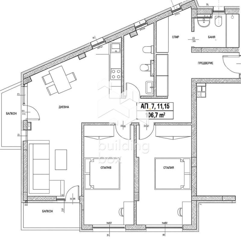 À venda  2 quartos Plovdiv , Hristo Smirnenski , 126 m² | 90817488 - imagem [9]