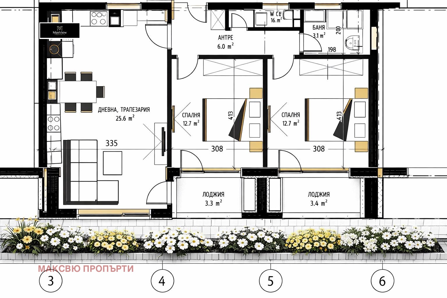 Продава 3-СТАЕН, гр. София, Малинова долина
