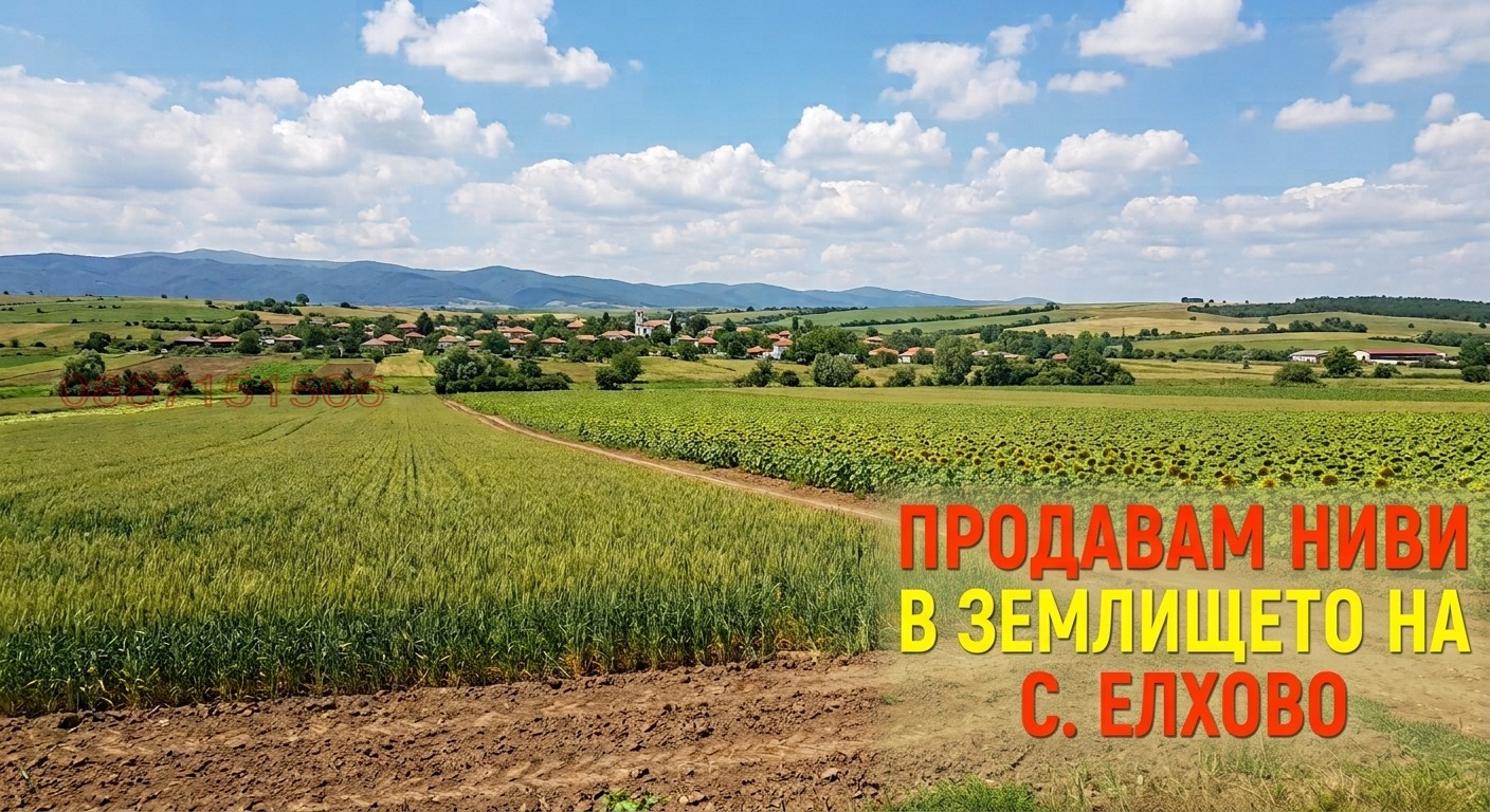Продава ЗЕМЕДЕЛСКА ЗЕМЯ, с. Елхово (Николаево), област Стара Загора