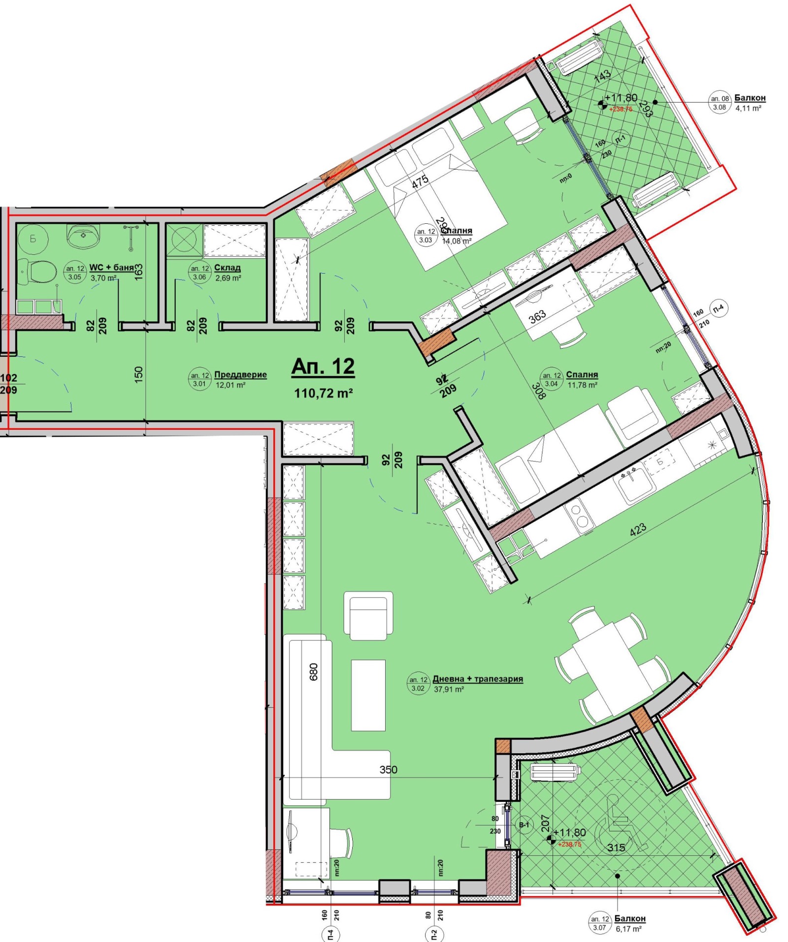 Продава 3-СТАЕН, гр. Асеновград, област Пловдив, снимка 4 - Апартаменти - 54202152