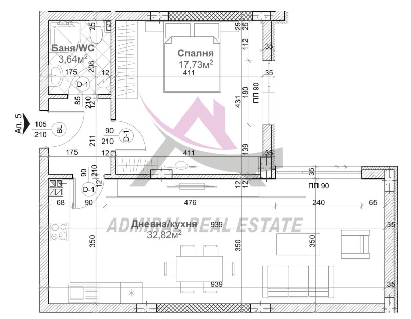 En venta  1 dormitorio Varna , Levski 1 , 80 metros cuadrados | 24816928 - imagen [2]