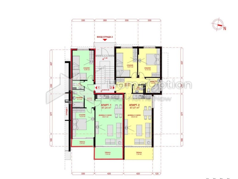 Eladó  2 hálószobás régió Burgasz , Csernomorec , 96 négyzetméter | 82081262 - kép [4]