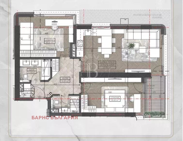 Продава 3-СТАЕН, гр. София, Младост 1А, снимка 4 - Апартаменти - 52665157
