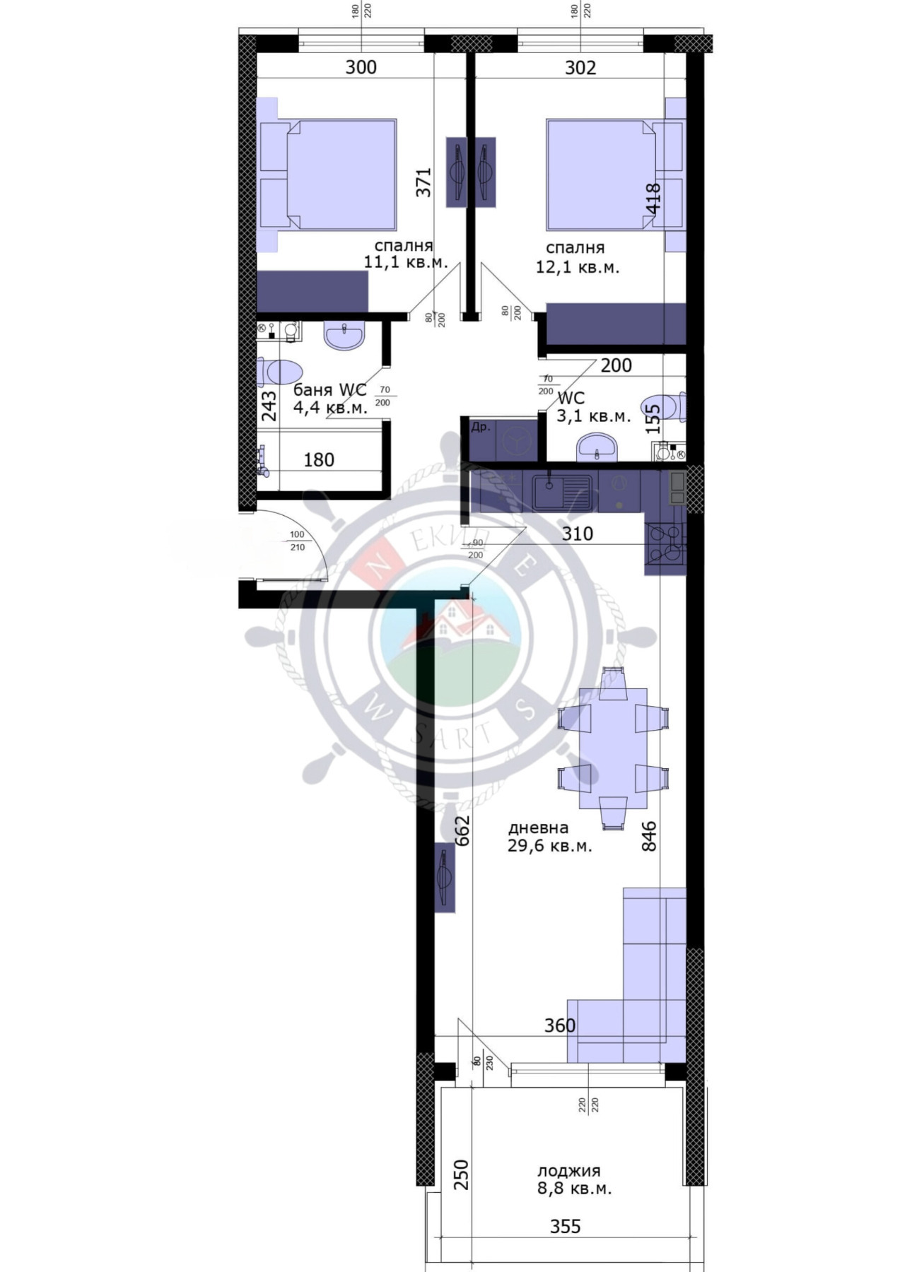 Продава 3-СТАЕН, гр. Варна, Възраждане 3