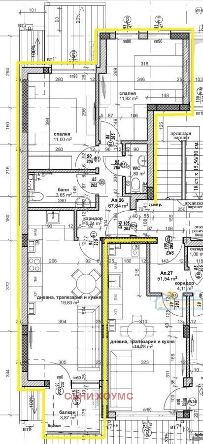 Продава  3-стаен град Велико Търново , Колю Фичето , 85 кв.м | 17851597