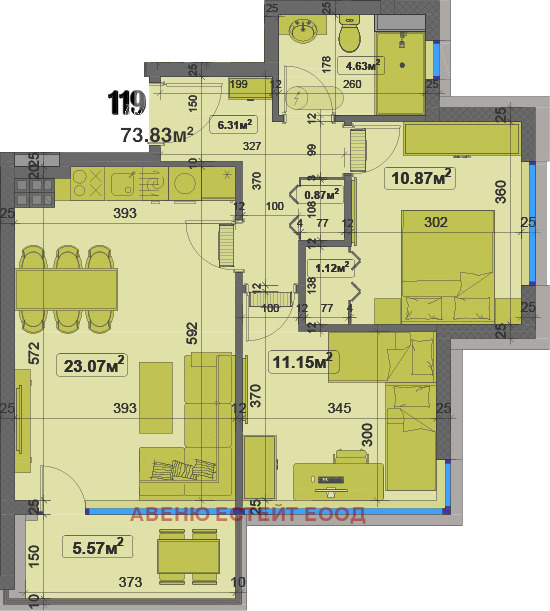 Продава 3-СТАЕН, гр. Варна, Чайка, снимка 4 - Aпартаменти - 49526327