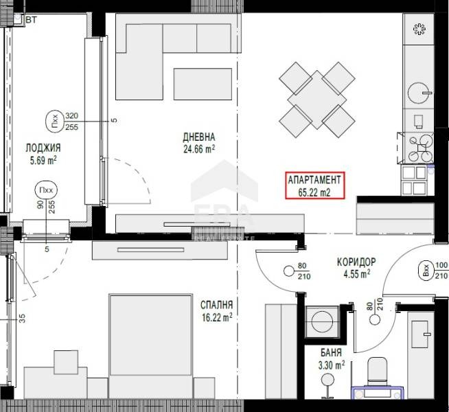 Eladó  1 hálószoba Sofia , Ljulin 7 , 75 négyzetméter | 68917920 - kép [4]