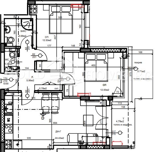 Na prodej  2 ložnice Plovdiv , Christo Smirnenski , 93 m2 | 24377729 - obraz [3]