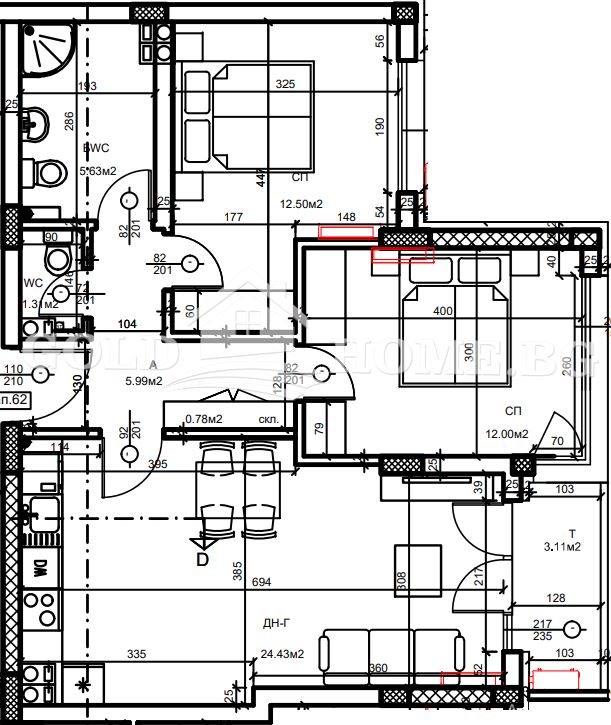 Na prodej  2 ložnice Plovdiv , Christo Smirnenski , 93 m2 | 24377729 - obraz [4]