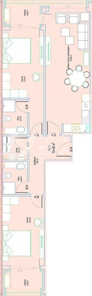 Продава 3-СТАЕН, гр. София, Малинова долина, снимка 6 - Апартаменти - 55393393