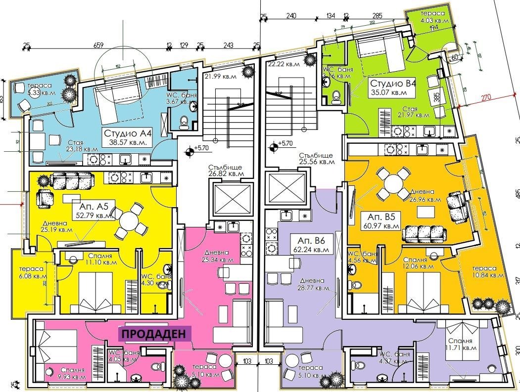 Продава 2-СТАЕН, гр. Созопол, област Бургас, снимка 6 - Апартаменти - 50960875