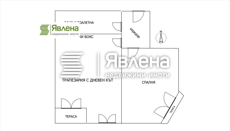 Продава 2-СТАЕН, гр. София, Триъгълника, снимка 7 - Aпартаменти - 49600561