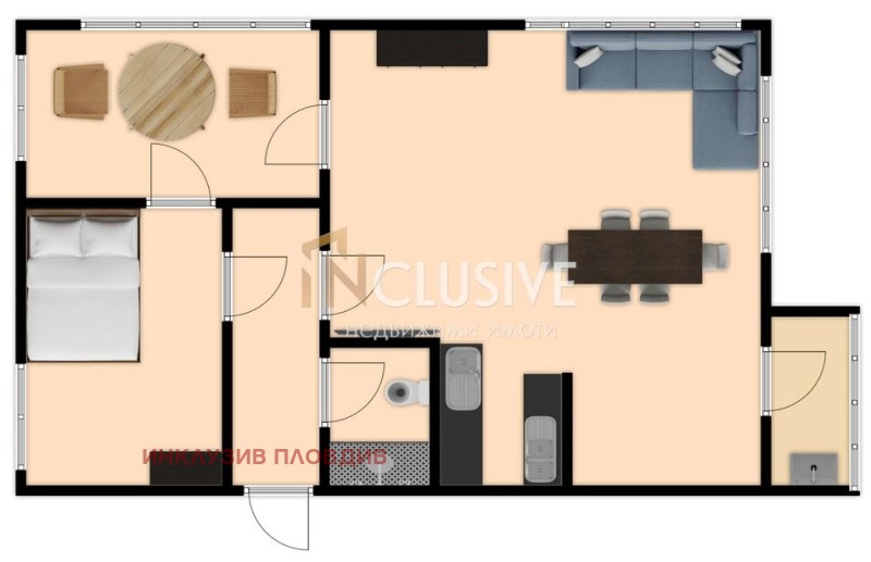 Продава МЕЗОНЕТ, гр. Пловдив, Младежки Хълм, снимка 16 - Апартаменти - 53593493