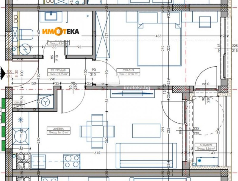 Na sprzedaż  1 sypialnia Warna , Wladislaw Warnenczik 1 , 56 mkw | 98904040 - obraz [2]