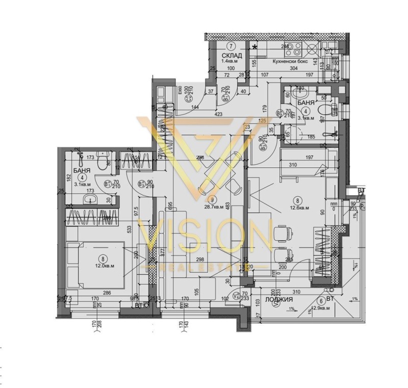 Продава 3-СТАЕН, гр. София, Бъкстон, снимка 3 - Aпартаменти - 49449360