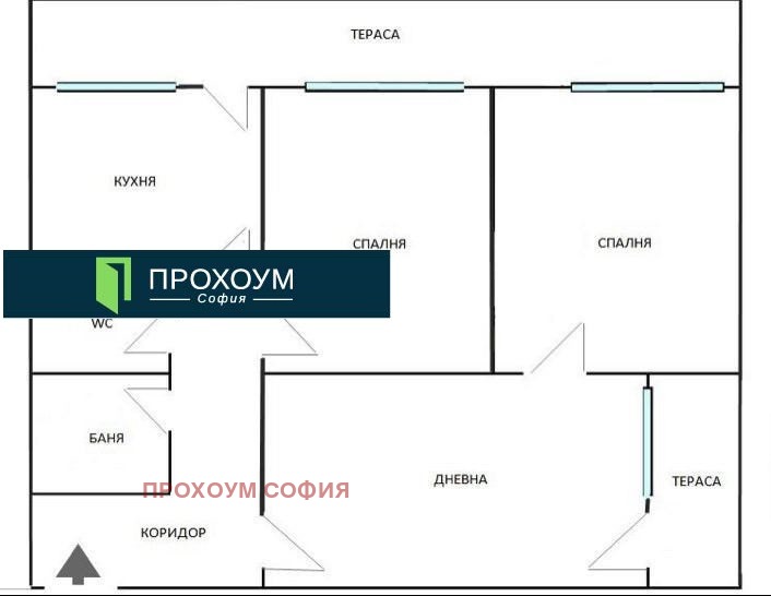 À venda  3 quartos Sofia , Dianabad , 113 m² | 71386658