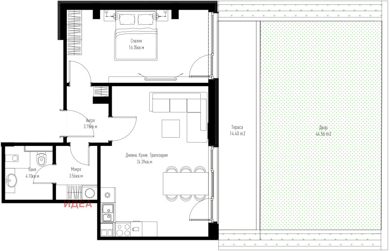 Продава 2-СТАЕН, гр. София, Манастирски ливади, снимка 3 - Апартаменти - 52167131