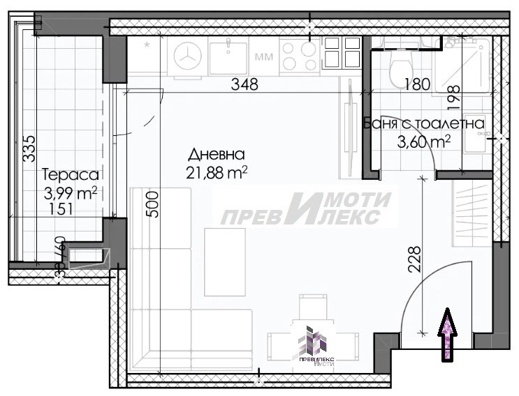 Продава  1-стаен град Пловдив , Кършияка , 44 кв.м | 52064366