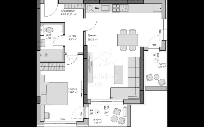 Satılık  1 yatak odası Plovdiv , Hristo Smirnenski , 90 metrekare | 88356811 - görüntü [2]