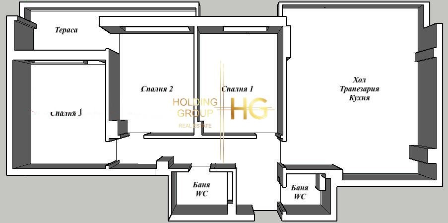Продава 3-СТАЕН, гр. Варна, Окръжна болница-Генерали, снимка 11 - Апартаменти - 55721198