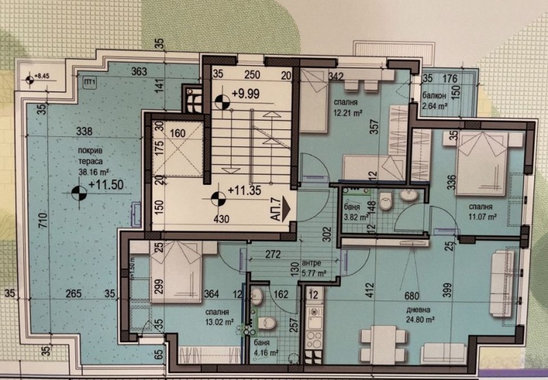 Satılık  3 yatak odası Sofia , Nadejda 3 , 174 metrekare | 52291982 - görüntü [2]