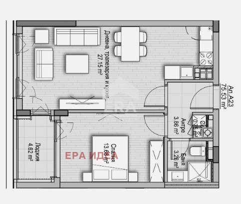Продава 2-СТАЕН, гр. София, Витоша, снимка 2 - Апартаменти - 54203603