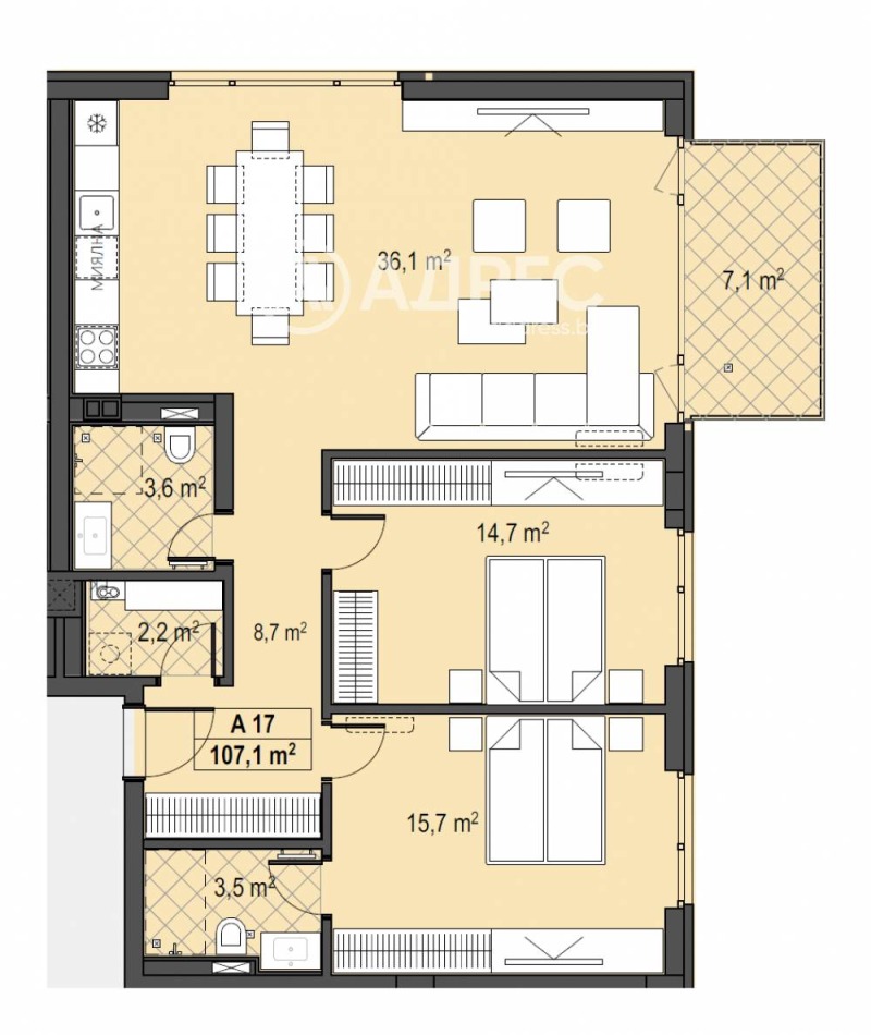 Продава 3-СТАЕН, гр. София, Бояна, снимка 3 - Апартаменти - 52454449