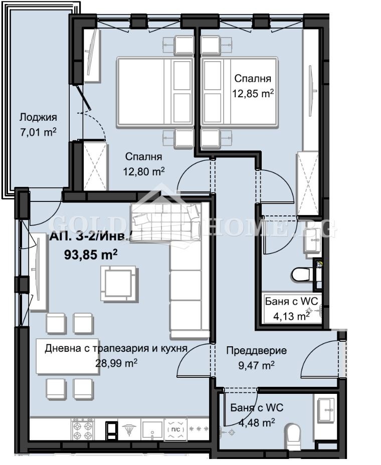 Продава 3-СТАЕН, гр. Пловдив, Христо Смирненски, снимка 5 - Апартаменти - 55801084