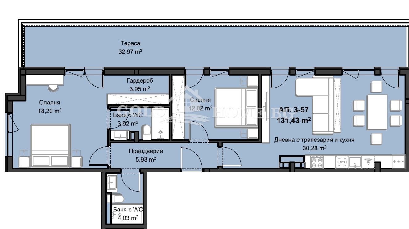 Продава 3-СТАЕН, гр. Пловдив, Христо Смирненски, снимка 13 - Апартаменти - 55801084