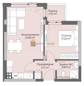 1 Schlafzimmer Hristo Smirnenski, Plowdiw 1