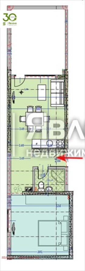Продава 2-СТАЕН, с. Кранево, област Добрич, снимка 5 - Апартаменти - 55756295