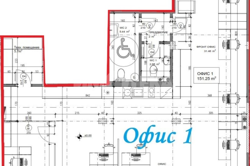 Продава  Офис град София , Люлин - център , 185 кв.м | 32084258 - изображение [3]
