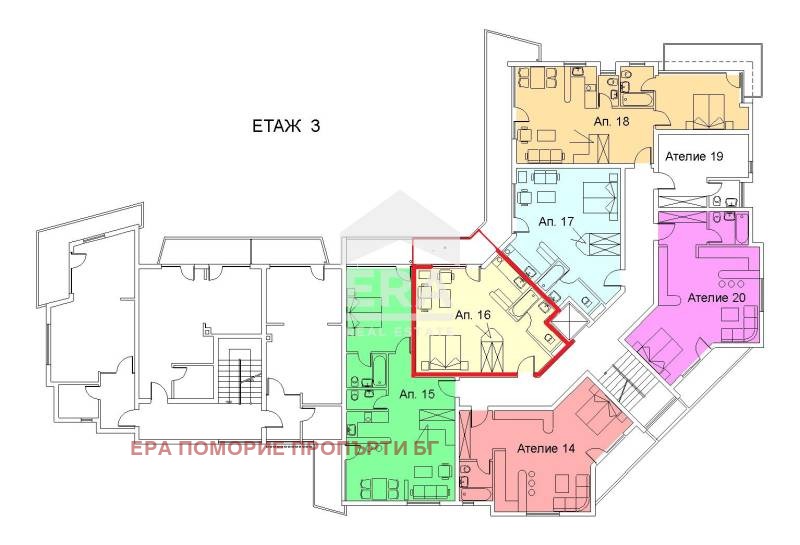 Продава 1-СТАЕН, гр. Поморие, област Бургас, снимка 11 - Aпартаменти - 48572557