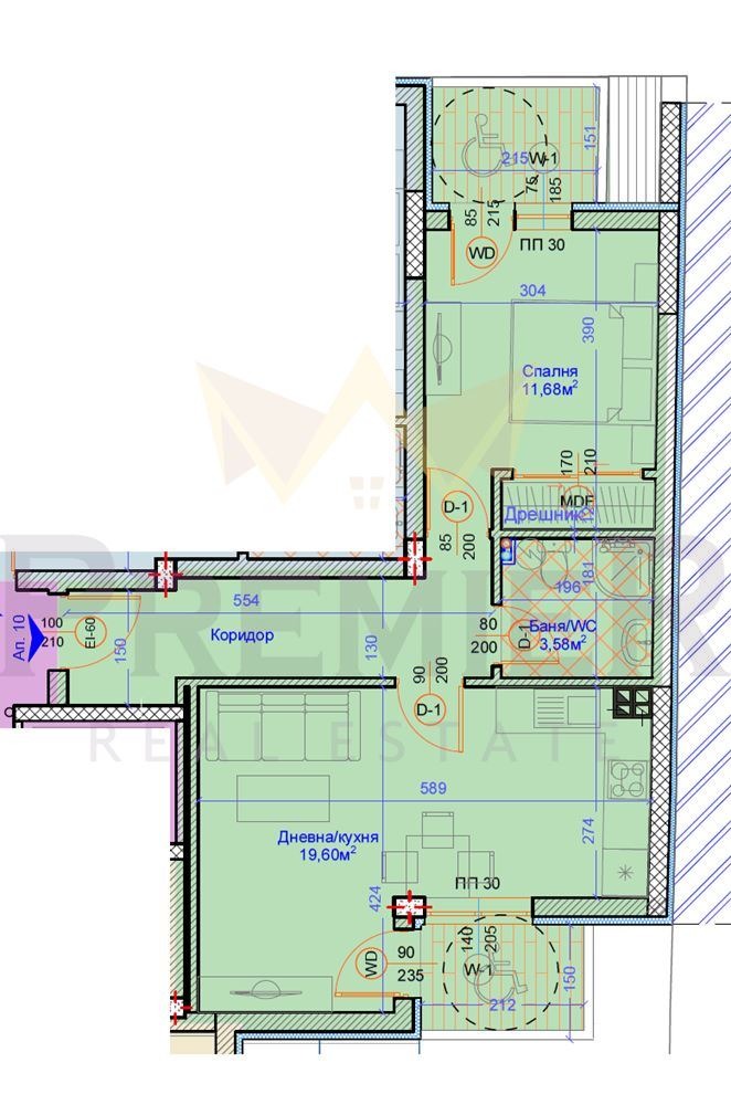 Продава  2-стаен град Варна , Център , 72 кв.м | 75842530