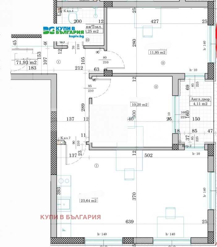 Продаја  2 спаваће собе Варна , к.к. Св.Св. Константин и Елена , 72 м2 | 28135722 - слика [16]