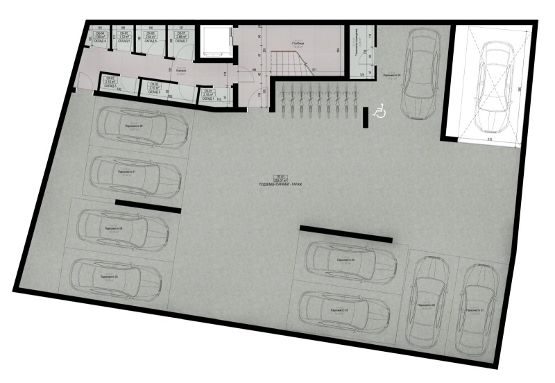Na prodej  Parkovací místo Sofia , Centar , 14 m2 | 11830268 - obraz [6]