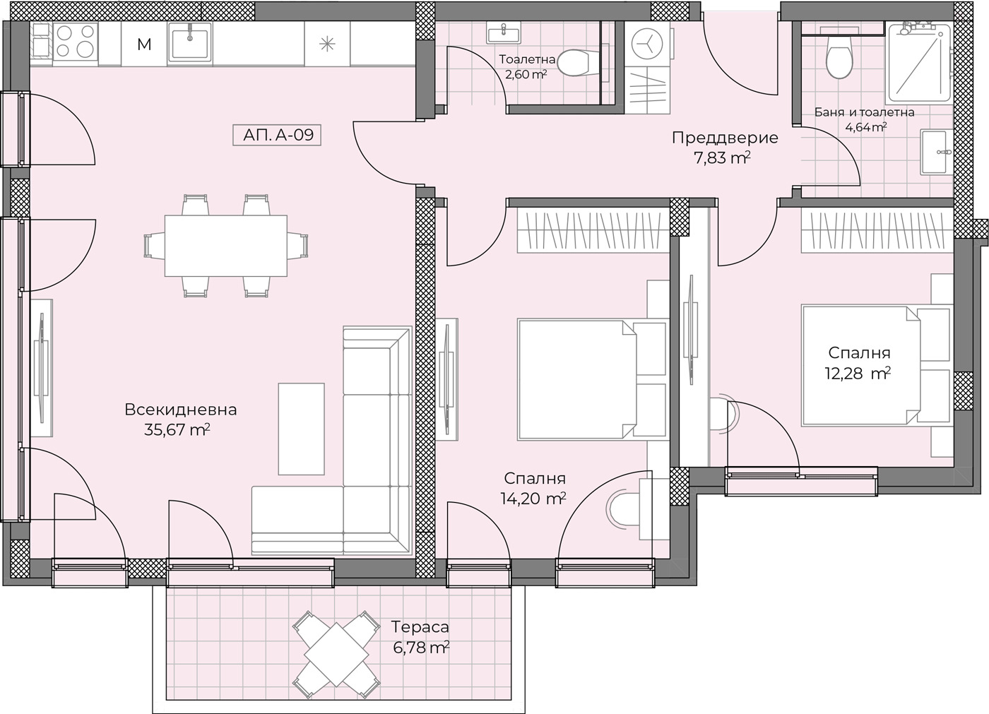 Продава 3-СТАЕН, гр. Пловдив, Остромила, снимка 5 - Апартаменти - 55088067