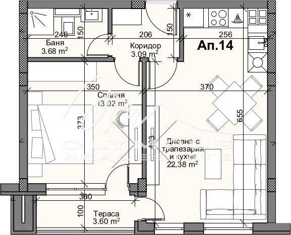 À vendre  1 chambre Plovdiv , Karchiyaka , 67 m² | 61598781 - image [2]