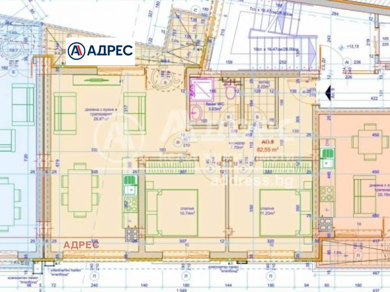 Продается  2 спальни Варна , Лятно кино Тракия , 97 кв.м | 38998593 - изображение [4]