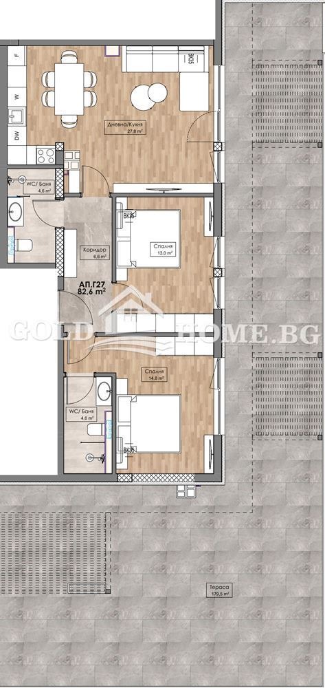 Til salg  2 soveværelser Plovdiv , Karshiyaka , 114 kvm | 21213446 - billede [8]