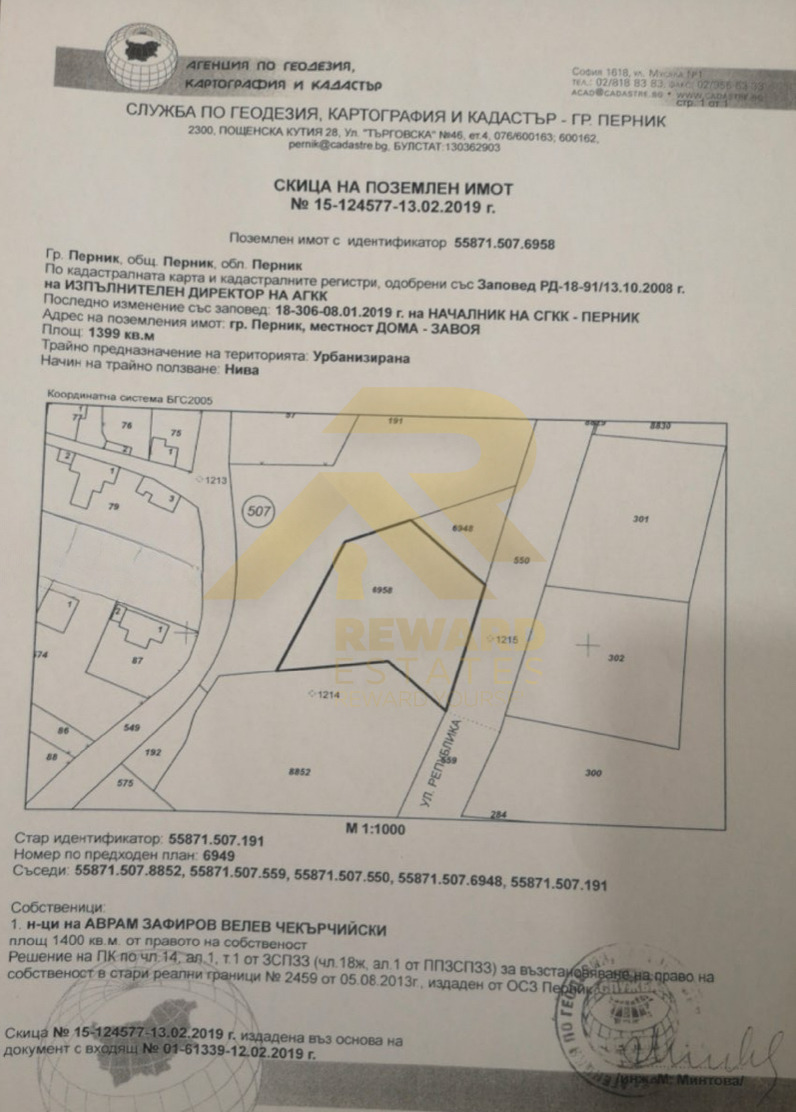 Продава ПАРЦЕЛ, гр. Перник, Тева, снимка 3 - Парцели - 48208328